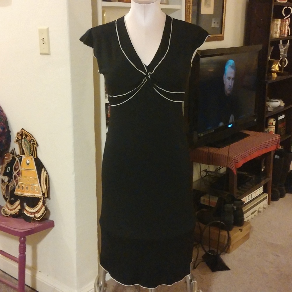 Sleeveless Black Max Studio Summer Dress